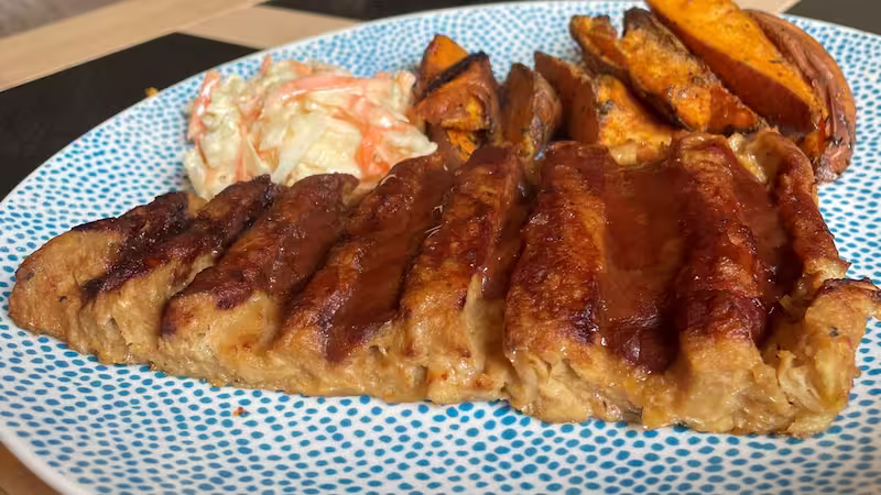ASDA OMV BBQ No Ribs – Vegan Summer Food Worth Trying